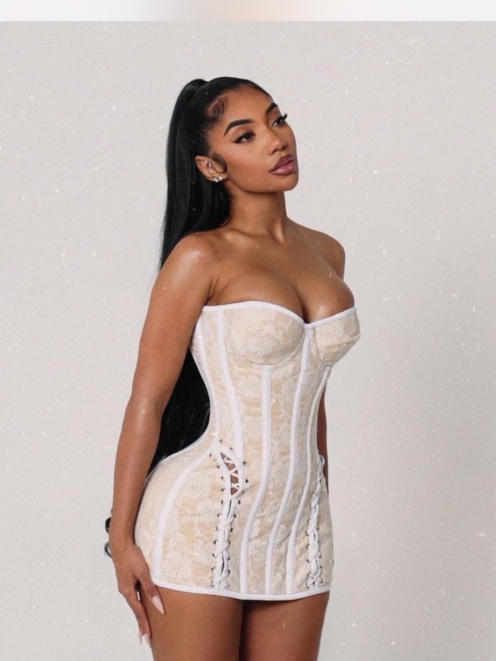 Ultimate Corset Dress – White